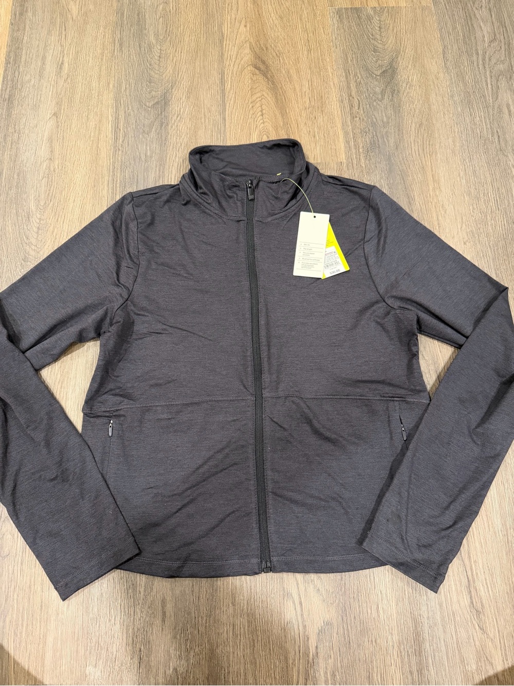 All in Motion Heather Charcoal Full-Zip Lightweight Jacket